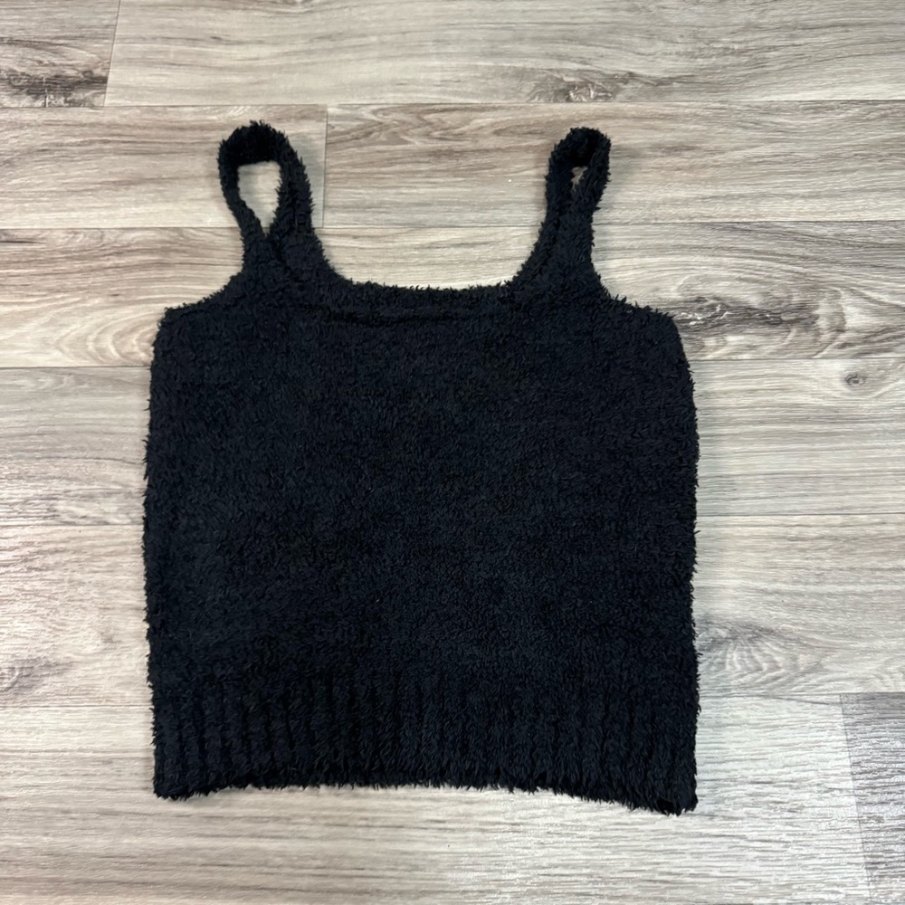 SKIMS Cozy Knit Tank in Black Size Large / Extra Large - Picture 2 of 4